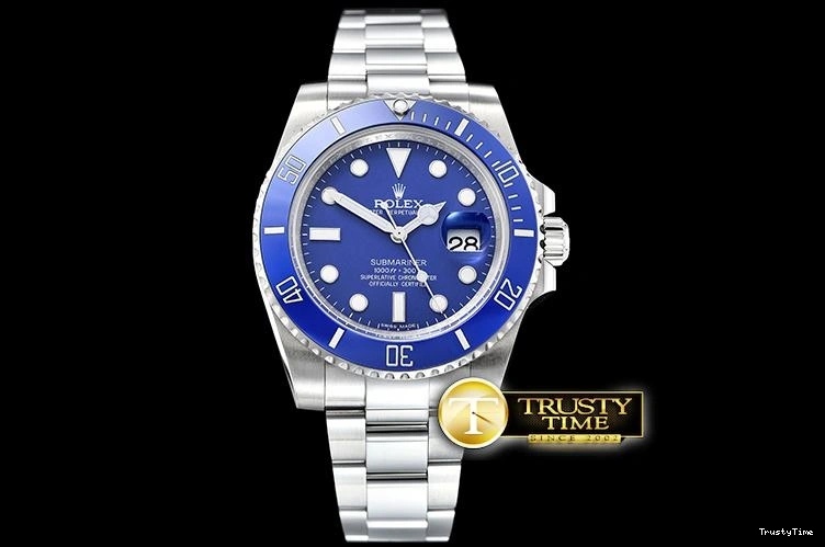 0116 HighQuality ROLSUB0257 – Submariner 116619LN SS SS Blue JF Asia 1031
